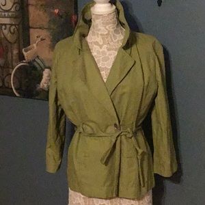 Stylish Celery Green light weight jacket